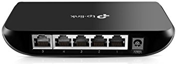 TP-Link TL-SG1005D 5-Port Gigabit Ethernet Unmanaged Desktop Switch (Black)