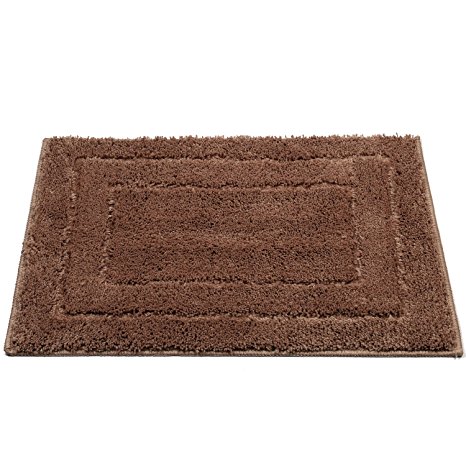 Floor Mat/Cover Floor Rug Indoor/Outdoor Area Rugs,U'Artlines Washable Garden Office Door Mat,Kitchen Dining Living Hallway Bathroom Pet Entry Rugs with Non Slip Backing (17.7x25.6", Light brown)