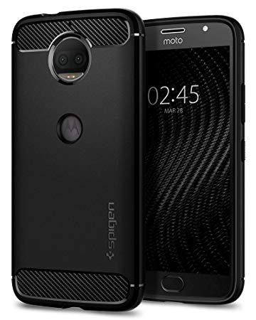 Spigen Rugged Armor Case for Motorola Moto G5S Plus - Black M12CS22017