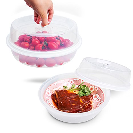 Houseasy BPA Free Plastic Food Storage Containers with Locking Lids , Vacuum Preserved Freshness - Set of 2