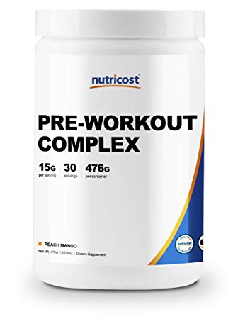 Nutricost Pre-Workout Complex 30 Servings (Peach Mango)