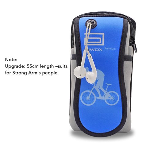 GIWOX Outdoor Sport Portable Multifunctional Arm Bag Pouch Case Gym Running Cycling Smartphone Arm Sleeve Pocket Armband Travel Bag Box