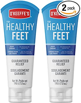 O'Keeffe's for Healthy Feet Foot Cream, 7 Ounce Tube (Pack of 2)