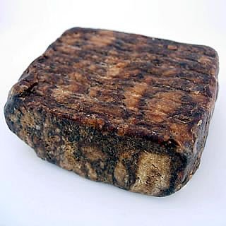 Raw African Shea Butter Black Soap from Ghana - 1 Lb by HalalEveryday