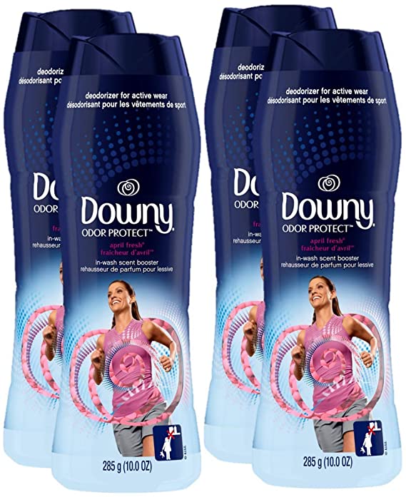Downy Odor Protect in-wash Scent Booster Beads, April Fresh, 10 Ounce, 4 Count (Packaging May Vary)
