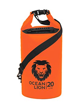 Adventure Lion Premium Waterproof Dry Bags for Kayaking, Camping, Boating | 5, 10, 20, 40L