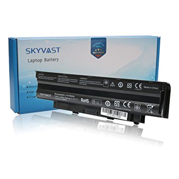 Skyvast 11.1V 48Wh High Performance J1KND Laptop Battery for Dell Inspiron 3420 3520 13R 14R 15R 17R N3010 N4010 N5010 N7010 M5110 M4110 M501 M503, P/N: 04YRJH 383CW 06P6PN 07XFJJ 451-11510 312-0233