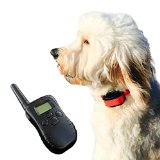 Training Collar By ShaggyDogz Offers Vibration Sound and Shock Stimulation for Small to Large Dogs Rainproof Rechargeable E Collar Training Used By Professionals