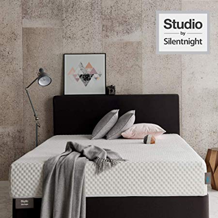 Silentnight Studio Premium Memory Foam Mattress | Cooling Effect | Made in the UK | Softer | Single