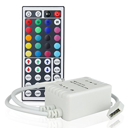 eTopxizu 44Key IR Remote Controller for 5050 3528 RGB LED Light Strip