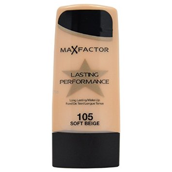 Max Factor Long Lasting Performance Foundation No105 Soft Beige 11 Ounce