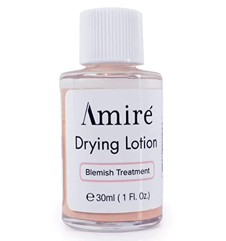 Amire Blemish Drying Lotion, Acne Spot Treatment Skincare Formula for Teens and Adults, Pink Lotion Dries Out Pimples, Blemishes, Zits, and Clogged Pores