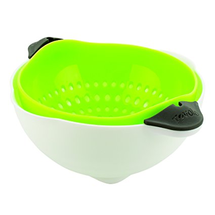 Tovolo Soak N' Strain Colander, Spring Green - 5 quart