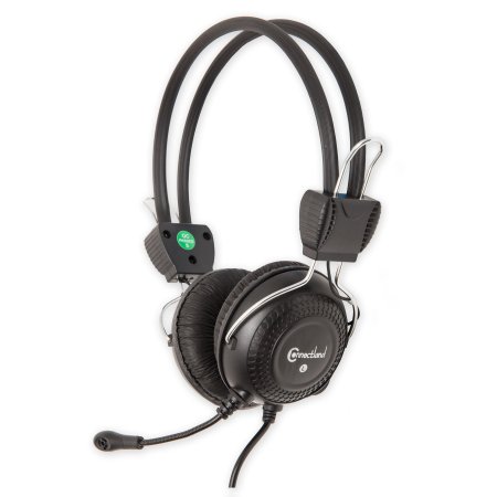 Connectland Multimedia Stereo Adjustable Headset with Boom Microphone 35 mm Connector headphone CL-CM-5023