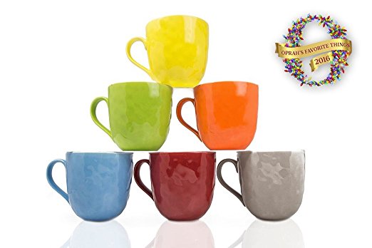 Yedi Houseware New Bone China Mugs (Set of 6)