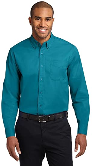 Men's Long Sleeve Wrinkle Resistant Easy Care Shirts in Regular, Big & Tall