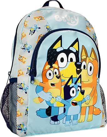 Bluey Backpack | Bingo Boys Backpack | Backpacks For School | Blue One Size