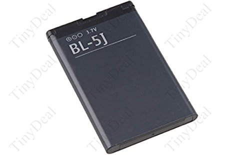 1320mAh Equivalent Mobile Phone Compatible Battery BL-5J for Nokia 5230 5235 5800 Xpress Music C3 N900 X6-00 16GB/ 32GB MBT-5975