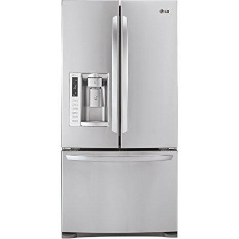 LG LFX25978ST 24.9 Cu. Ft. French Door Refrigerator with Ice and Water Dispenser - Stainless Steel