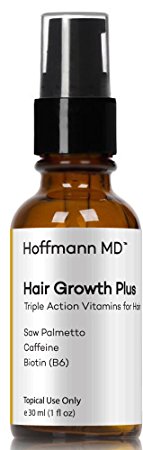 Hoffmann MD - Natural Hair Regrowth Treatment for New Hair Growth | 50  Active Hair Loss Vitamins and Nutrients for Thicker Hair | 1 Month Supply