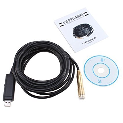 econoLED USB Waterproof Endoscope Borescope Inspection Camera Pibe Locator US Seller (15M/45ft)