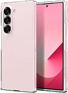 Spigen Air Skin Hülle Kompatibel mit Samsung Galaxy Z Fold 6 -Crystal Clear