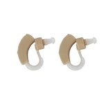 Hearing Amplifier - Set of 2 - Aid your Hearing - Behind the Ear Digital Device With Protective Case - Non Rechargeable - Aids With Hearing Impaired and Loss - Helps Mask Tinnitus - Resounding Technology Will Aid with Voice Clarity - High Quality and More Affordable than Lyric Ite Siemens Phonak Oticon Starkey and Beltone