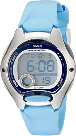 Casio Women's LW200-2BV Digital Blue Resin Strap Watch