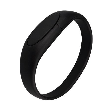 KOOTION Wristband USB 2.0 Flash Drive Thumb Drive Memory Stick (16GB, Black)