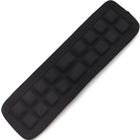 Dexac Ultra Comfort Air Cushion Pad, Black/Straight