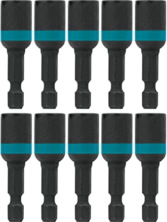 Makita A-97156 Impactx 5/16″ x 1-3/4″ Magnetic Nut Driver, 10 Pack, Bulk