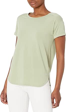 Amazon Essentials Women's Studio Relaxed-Fit Lightweight Crewneck T-Shirt (Available in Plus Size), Multipacks