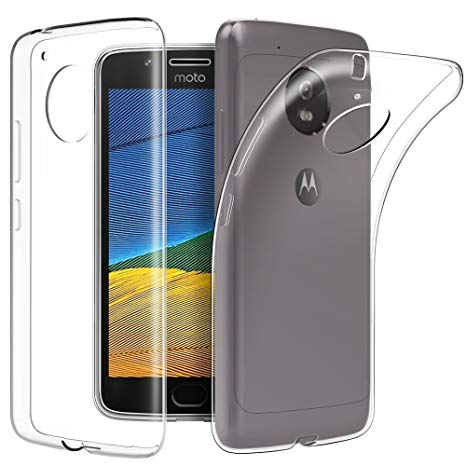 Motorola Moto E4 / Motorola Moto E 4th Generation Clear Case Ultra Thin Transparent Silicone Gel Cover for MOTO E4 2017 (Motorola Moto E4, Clear)