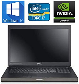 Dell M6700 Precision 17" Laptop Mobile Workstation, i7 upto 3.7GHz Quad Core CPU, 32GB DDR3 Memory, New 1TB SSD & 500GB HD, WiFi, Windows 10 Pro, CAD Computer (Certified Refurbished)