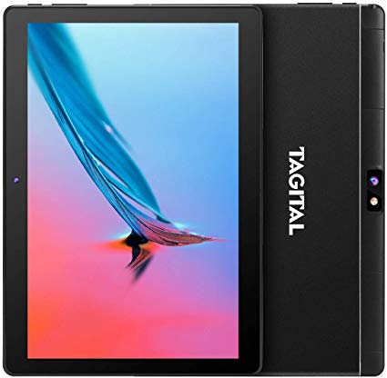 Tagital T10N Plus 10 inch Android Tablet, Android 8.1 Oreo, 10.1" 3G/WiFi Tablet with Dual Sim Card Slots and Carmera,6000mAh Battery, Quad-Core Processor, 16GB, Bluetooth,GPS