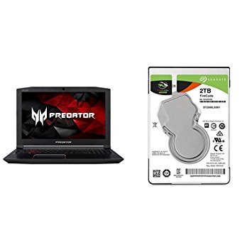 Acer Predator Helios 300 Gaming Laptop (G3-571-77QK) with Seagate 2TB FireCuda SSHD 2.5-Inch Drive Bundle