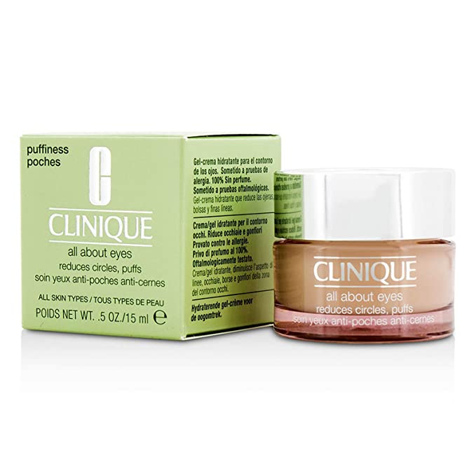 THE Best Clinique All About Eyes Reduces Puffs Circles .5oz / 15ml