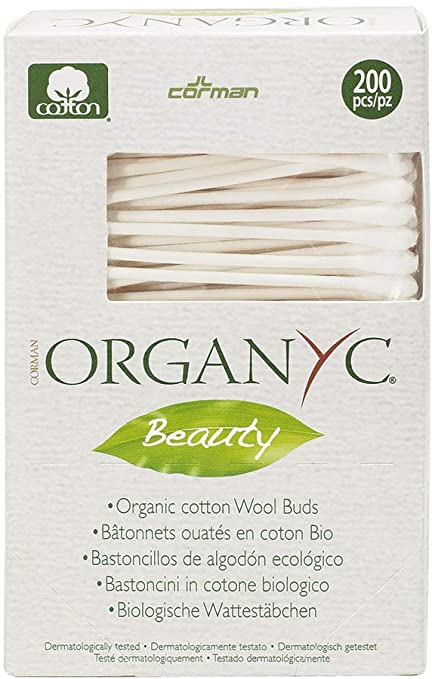 Organyc Beauty Cotton Buds, 0.1 Kilogram