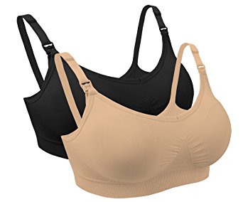 iLoveSIA 3PACK/2PACK Womens Seamless Nursing Bra Bralette