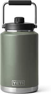 YETI Rambler Gallon Jug, Vacuum Insulated, Stainless Steel with MagCap, Camp Green