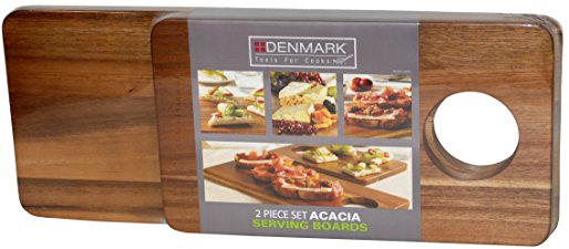 Denmark Acacia Serving Boards, 2 Count