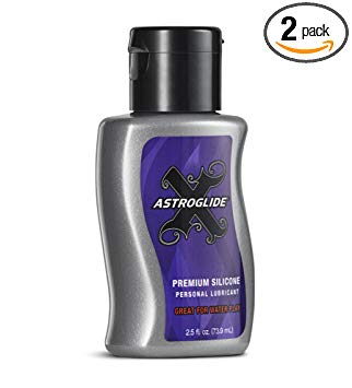 Astroglide X Premium Silicone Personal Lubricant 2.50 oz (Pack of 2)