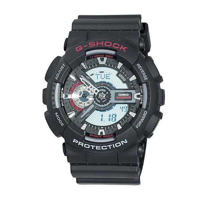 Casio Men's GA110-1A XL Series By G-Shock Classic Analog-Digital Black Watch