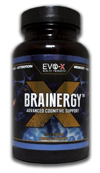 EVO-X Health Products Brainergy-X Supplement, 120 Capsules