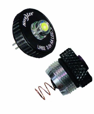 Nite Ize LUC2-07 L.E.D. Combo Kit Upgrades AA Mini Mag-Lite from Incandescent to LED Technology with on/off Switch