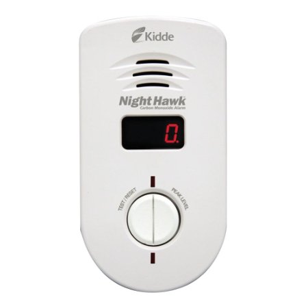 Kidde 900-0234 Nighthawk Carbon Monoxide Alarm, Long Life AC Powered with Battery Backup and Digital Display