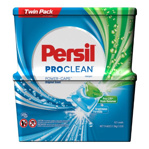 Persil ProClean Power-Caps, Original Scent Laundry Detergent, 62 Loads