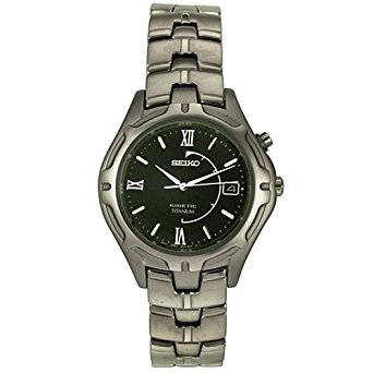 Seiko Men's SKH681 Titanium Kinetic Watch