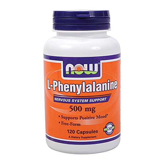 L - Phenylalanine, 500 mg, 120 Caps by Now Foods (Pack of 2)