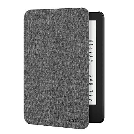 Ayotu Case for All-New Kindle 10th Gen 2019 Release - Durable Cover with Auto Wake/Sleep fits Amazon All-New Kindle 2019(Will not fit Kindle Paperwhite or Kindle Oasis) Grey